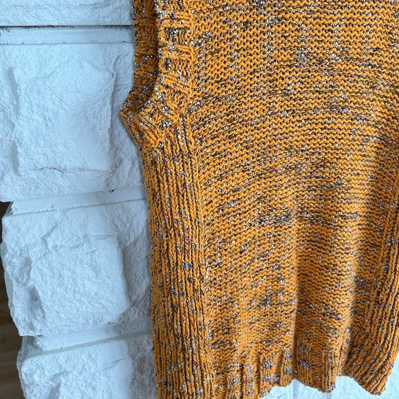 by Anthropologie Sleeveless Crochet Knit Sweater Mockneck Tank Top - Picture 9 of 14